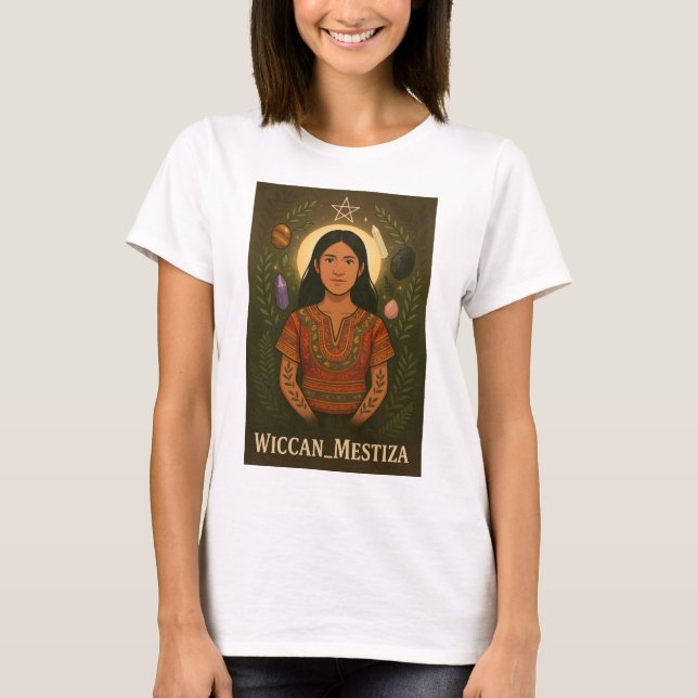 Wiccan & Indigenous Ancestral Spirituality T-Shirt (Vorderseite)