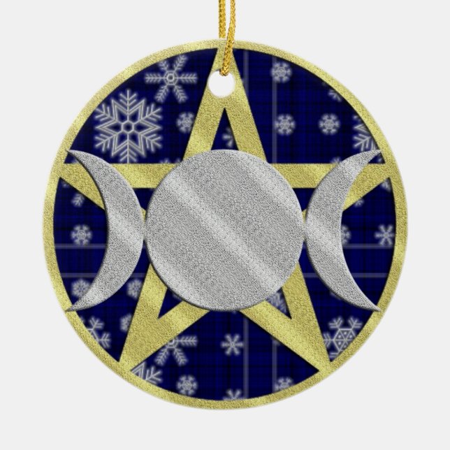 Wiccan Keramikornament (Vorne)