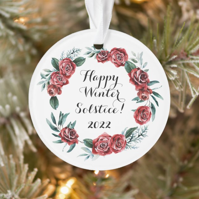 Wiccan, Pagan Happy Winter Solsctice 2022 Ornement (Arbre)