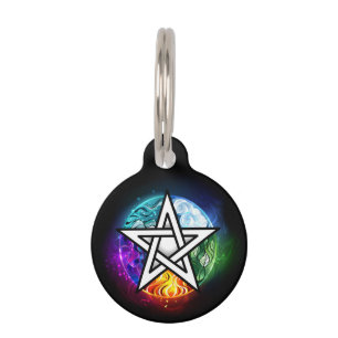 Wiccan pentagram haustiermarke