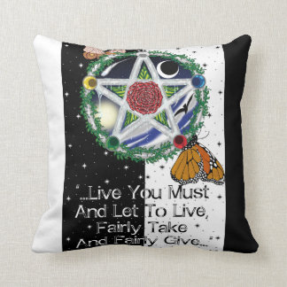 Wiccan Rede Kissen