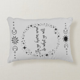 Wiccan Rede Throw Pillow Dekokissen