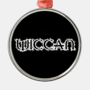 Wiccan Silbernes Ornament