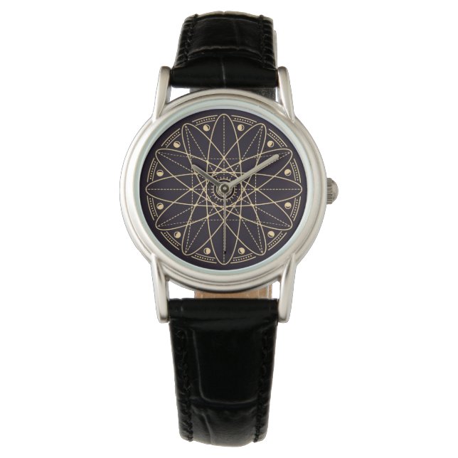 Wiccan-Symbol Armbanduhr (Vorderseite)