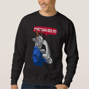 Wiccan Tu Es Baphomet Ziege Satanisch Okkult Gothi Sweatshirt