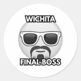 Wichita Endboss Lustiger Aufkleber