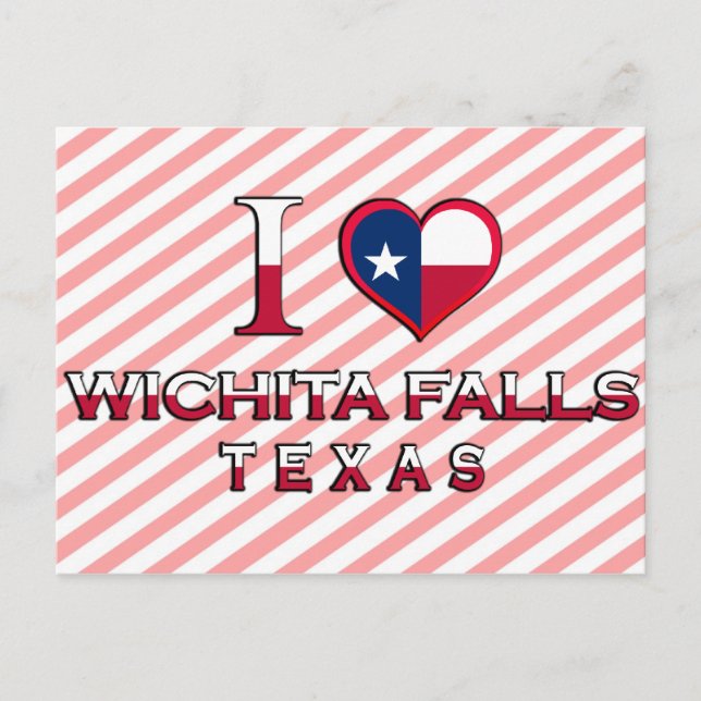 Wichita Falls, Texas Postkarte (Vorderseite)
