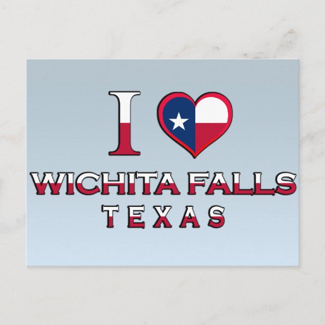 Wichita Falls, Texas Postkarte (Vorderseite)