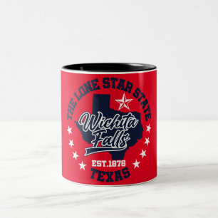 Wichita Falls, Texas Zweifarbige Tasse