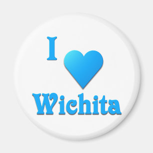 Wichita -- Himmel-Blau Magnet