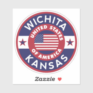 WICHITA, Kansas Aufkleber