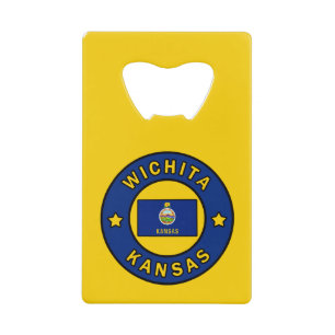 Wichita Kansas Geldbeutel Flaschenöffner