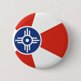 Wichita Kansas ICT Flag Button