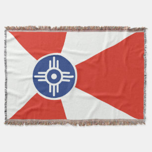 Wichita Kansas IuK-Flagge Decke