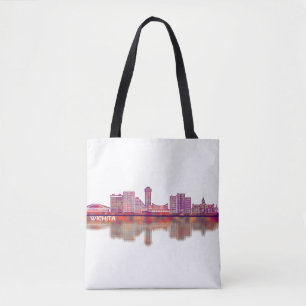 Wichita Kansas Skyline Tasche