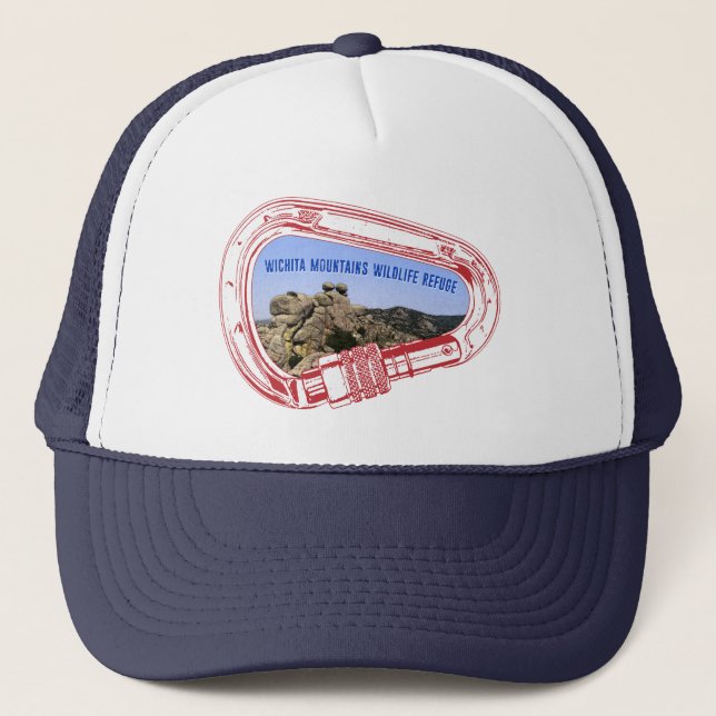 Wichita Mountains Climbing Carabiner Truckerkappe (Vorderseite)