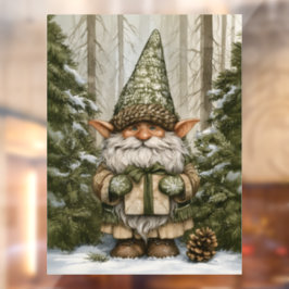 Wichtel für Geschenke Fensteraufkleber