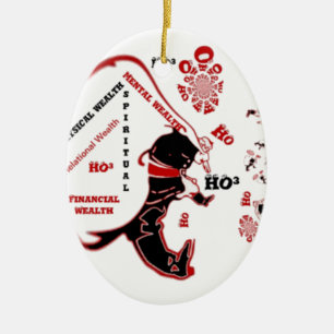 Wichtelgeschenk – Wohlstand und Reichtum Keramikornament