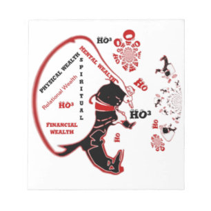 Wichtelgeschenk – Wohlstand und Reichtum Notizblock