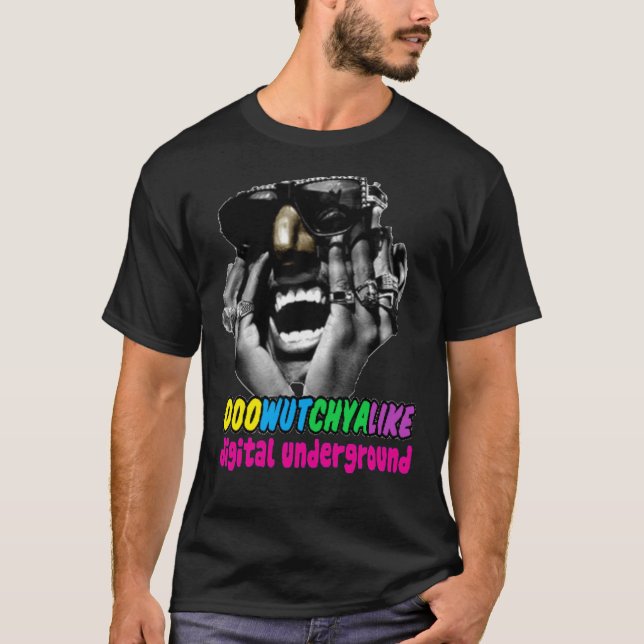 Wichtig für den digitalen Untergrund  T-Shirt (Vorderseite)