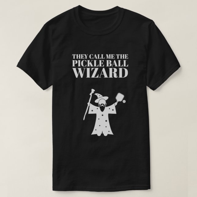 Wichtig für Pickleball Wizard T-Shirt (Design vorne)