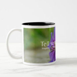 Wichtig: Inspirier und Auftrieb Zweifarbige Tasse
