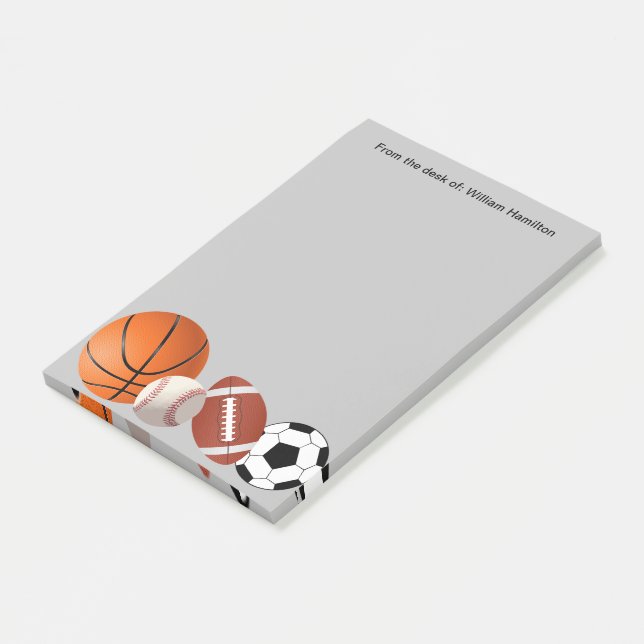 Wichtige Anmerkungen zu Sportthemen Post-it Klebezettel (angewinkelt)