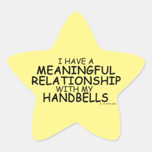 Wichtige Beziehungen Handbells Star Sticker