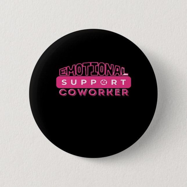 Wichtige emotionale Hilfe für die rosa Blume des A Button (Vorderseite)