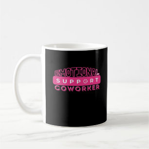 Wichtige emotionale Hilfe für die rosa Blume des A Kaffeetasse