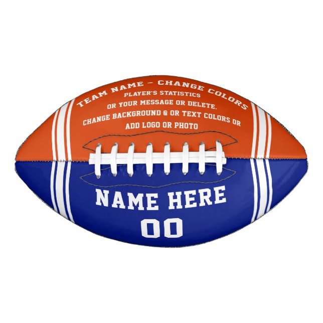 Wichtige Fußball-Geschenkideen, individuell anpass Football (Vorderseite)