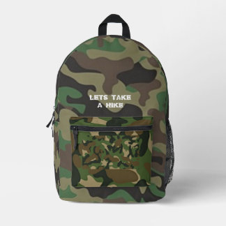 Wichtige Reiseziele Bedruckter Rucksack