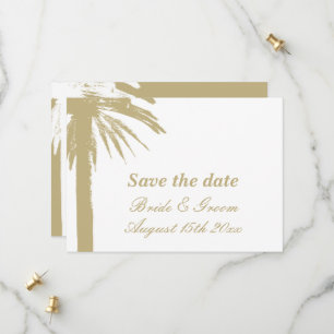 Wichtige Rettung des Termins Palm Beach Hochzeitsk Save The Date