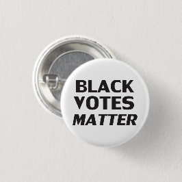 Wichtige schwarze Stimmen - Schaltfläche Button