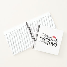 Wichtiger Bestandteil ist die Liebe Valentine | No Notizbuch