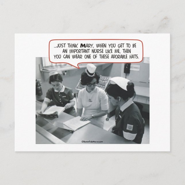 Wichtiger Krankenpfleger - Adorable Hat Postkarte (Vorderseite)