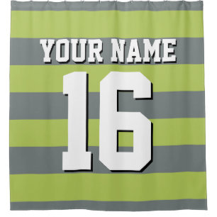 Wichtiger Limoner Kohlesport Jersey Preppy Strip Duschvorhang