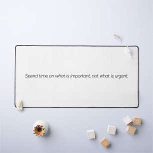 Wichtiger Schreibtisch Schreibtischunterlage