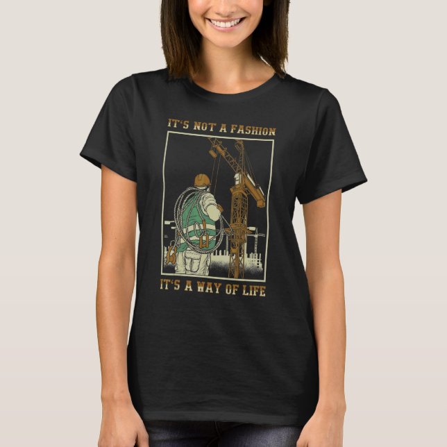 Wichtiger Turmkranbetreiber T-Shirt (Vorderseite)