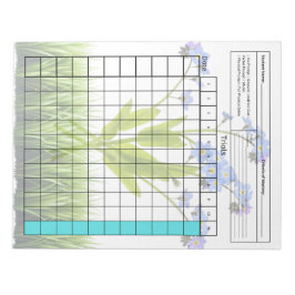 Wichtiges SpEd-Tool: Leeres Datenblatt (Tests) Notizblock