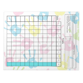 Wichtiges SpEd-Tool: Leeres Datenblatt (Tests) Notizblock