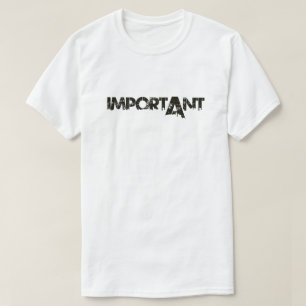 'Wichtiges' T-Shirt: Fette, abgenutzte urbane Bots T-Shirt