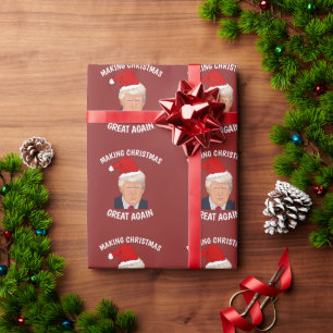 WICHTIGSTE WICHTIGKEITEN FÜR GROSSE TRUMP-CHRISTM GESCHENKPAPIER