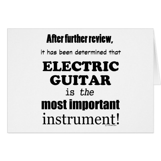 Wichtigstes Instrument der elektrischen Gitarre (Vorderseite (Horizontal))