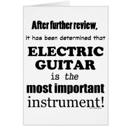 Wichtigstes Instrument der elektrischen Gitarre