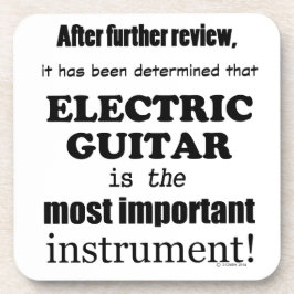 Wichtigstes Instrument der elektrischen Gitarre Getränkeuntersetzer