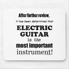 Wichtigstes Instrument der elektrischen Gitarre Mousepad