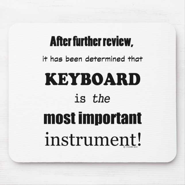 Wichtigstes Instrument Mousepad (Vorne)