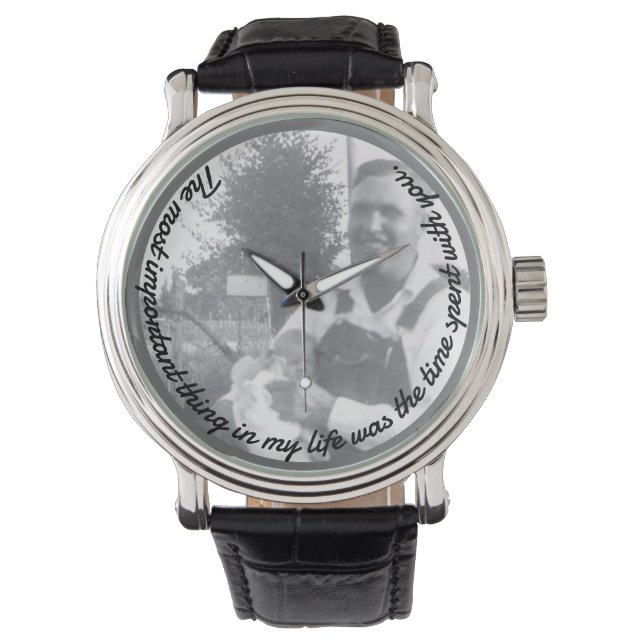 Wichtigstes Zeitangebot | Foto von Vater und Kind Armbanduhr (Vorderseite)