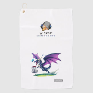 Wick311 Drachenhandtuch Golfhandtuch